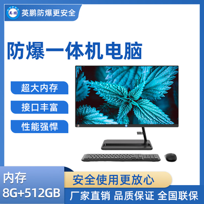 英鹏防爆一体机电脑i3处理器 8+512GB SSD